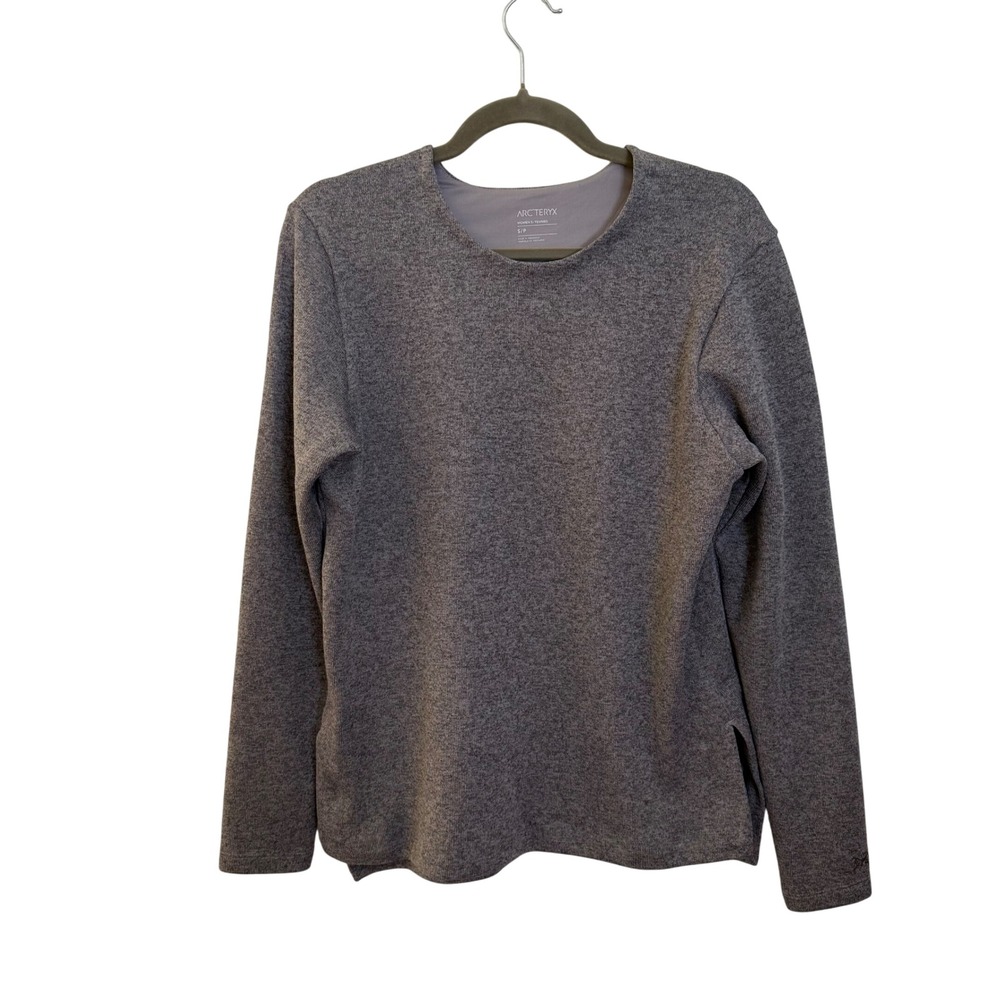 Arc'Teryx Women's Laina sweater   Crew Neck size small purple/gray‎